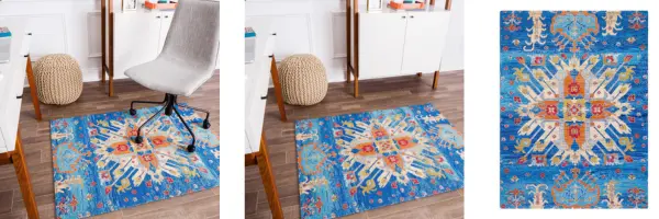 Non-slip chair mats for hardwood floors