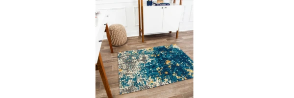 Natural Fiber Non-Slip Chair Mat for Hardwood Floors